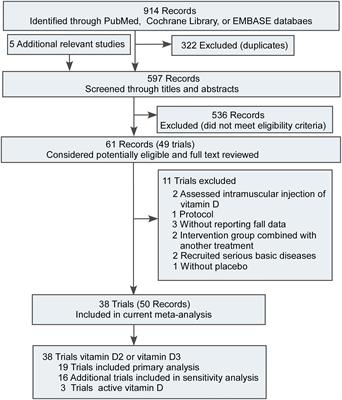 Association Between Vitamin D Supplementation and Fall Prevention